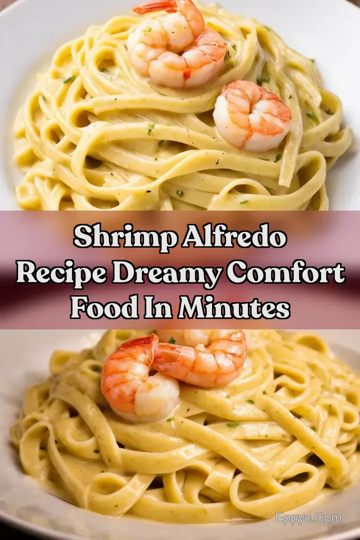 Shrimp Alfredo Recipe Dreamy Comfort Food in Minutes : PIN FOR LATER Shrimp Alfredo Recipe Dreamy Comfort Food in Minutes