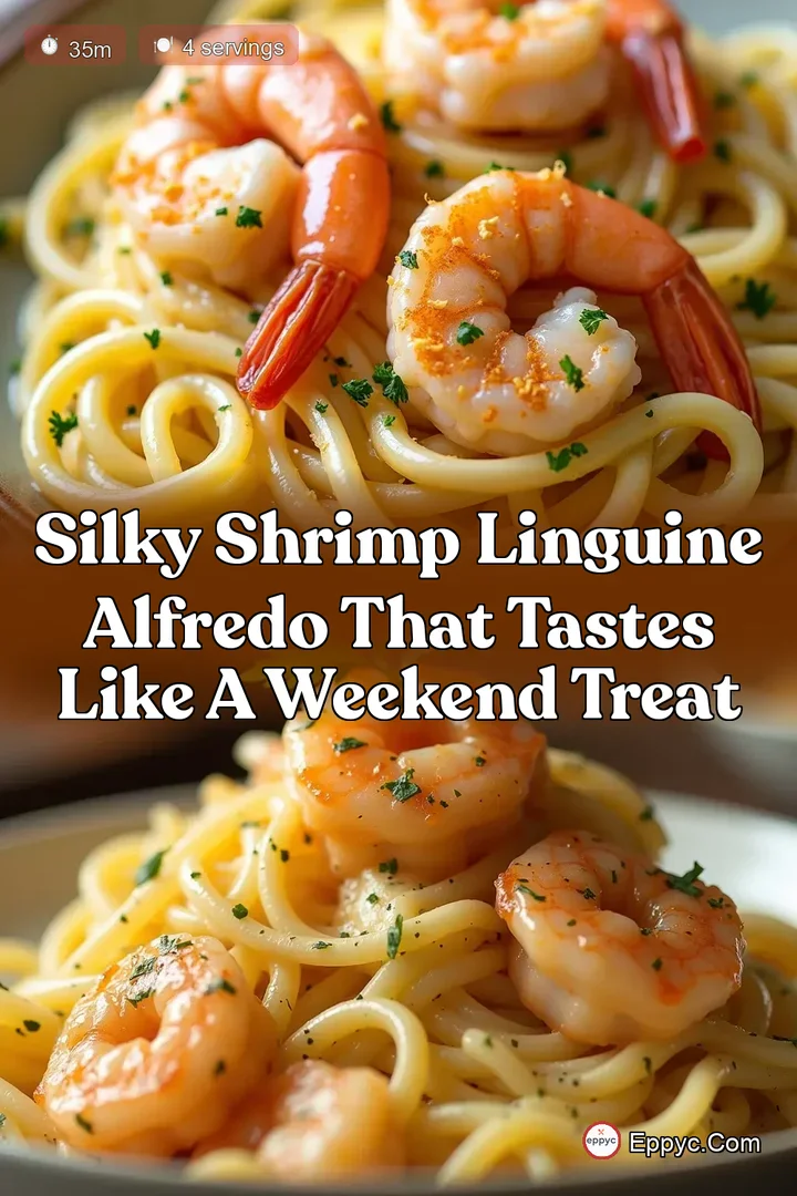 Silky Shrimp Linguine Alfredo That Tastes Like A Weekend Treat