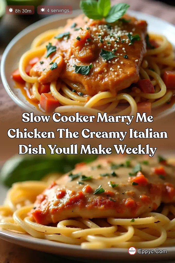 Slow Cooker Marry Me Chicken The Creamy Italian Dish Youll Make Weekly