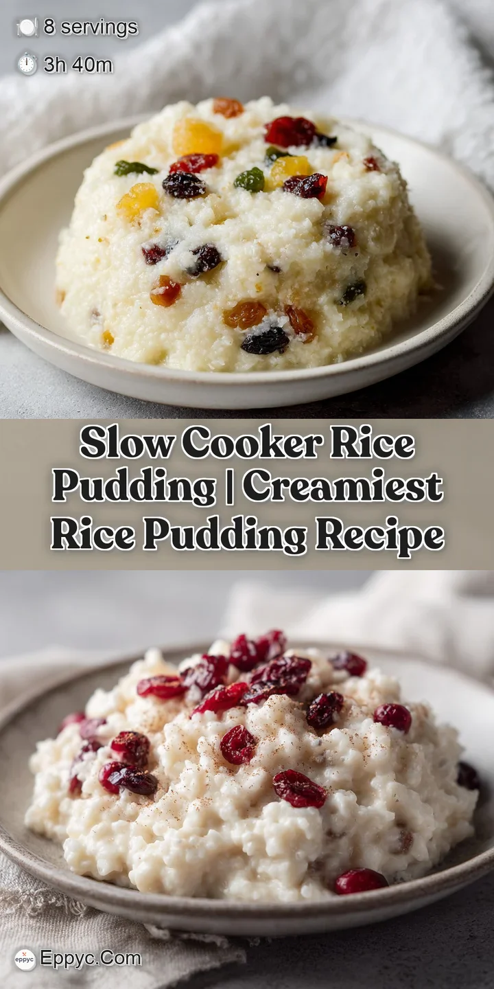 Close-up of bubbling, creamy rice pudding with a caramelized crust, fresh from the oven.