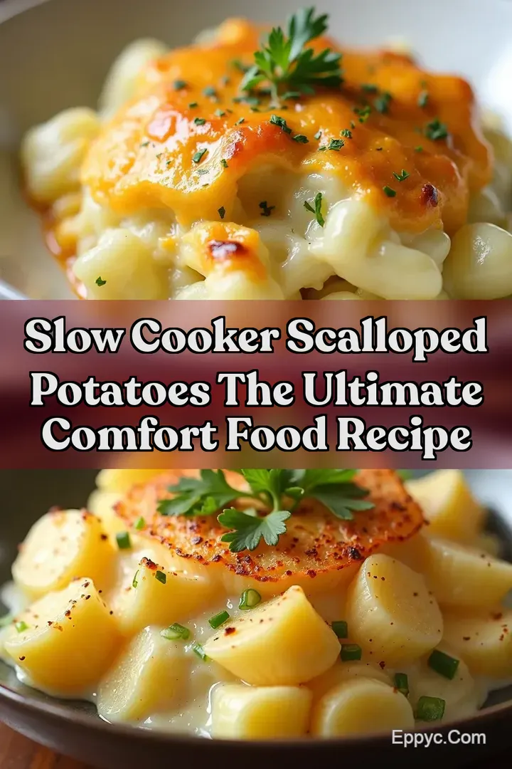 Slow Cooker Scalloped Potatoes The Ultimate Comfort Food Recipe