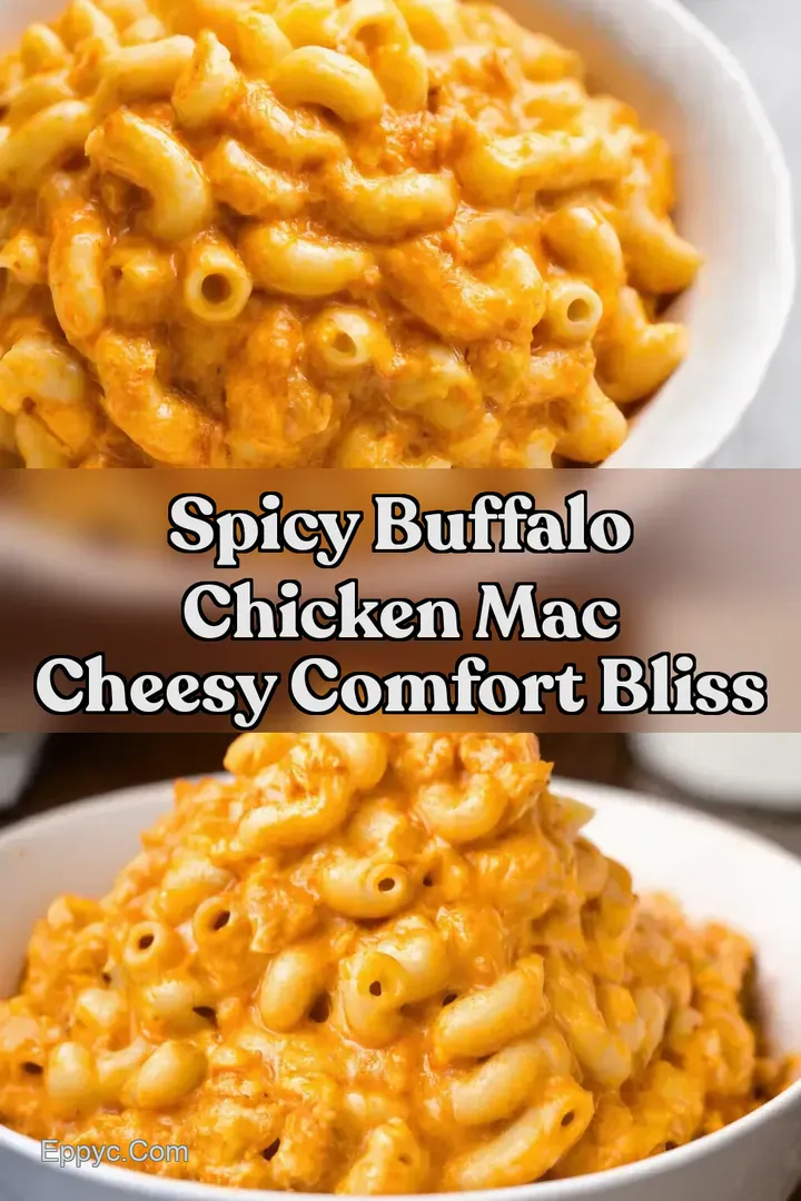 Spicy Buffalo Chicken Mac Cheesy Comfort Bliss : PIN FOR LATER Spicy Buffalo Chicken Mac Cheesy Comfort Bliss