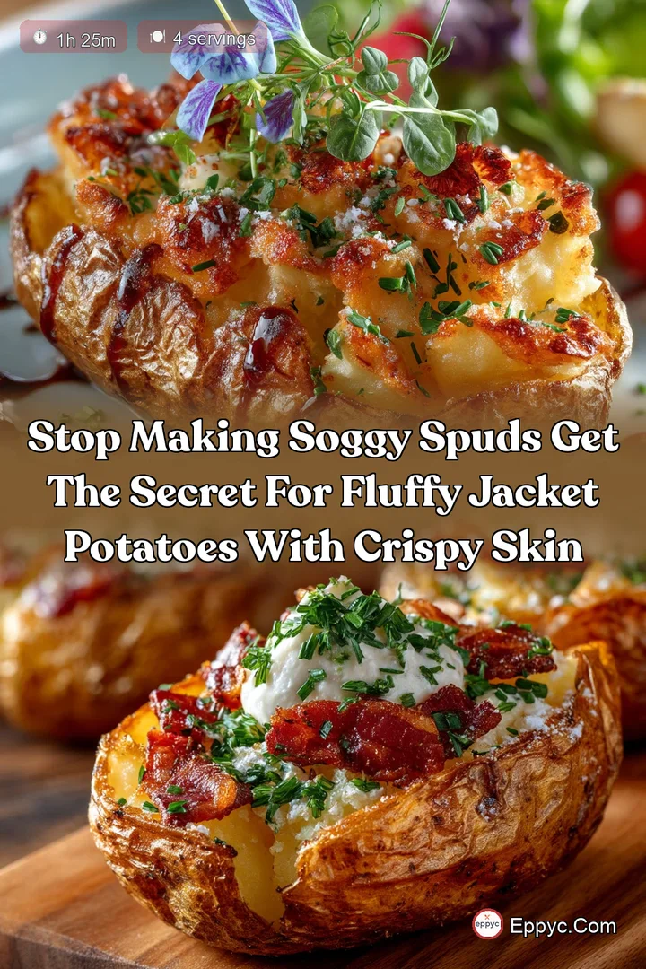 Stop making soggy spuds Get the secret for Fluffy Jacket Potatoes with Crispy Skin