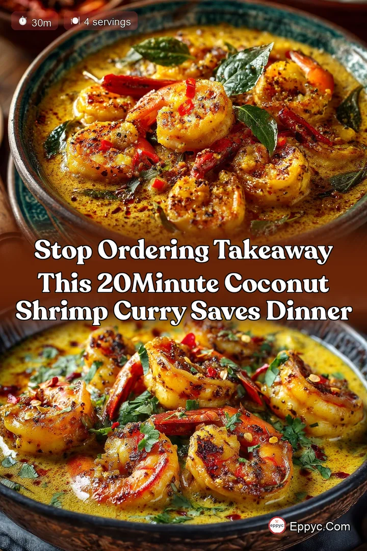 Stop Ordering Takeaway This 20Minute Coconut Shrimp Curry Saves Dinner