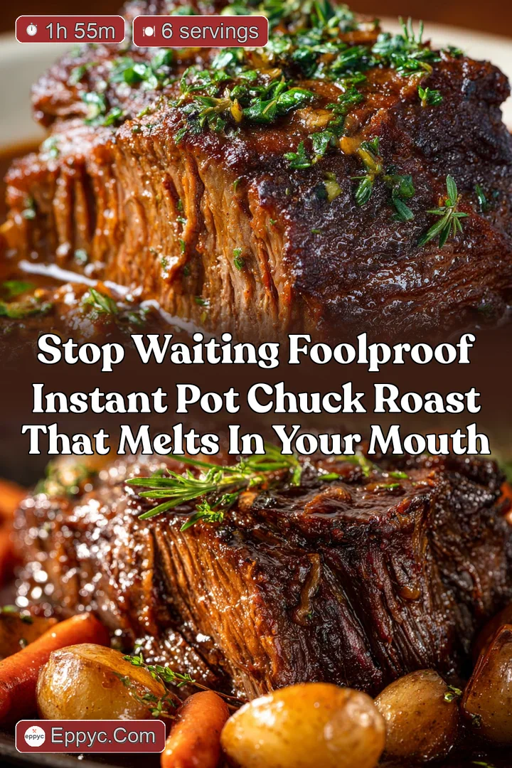 Stop Waiting Foolproof Instant Pot Chuck Roast That Melts in Your Mouth