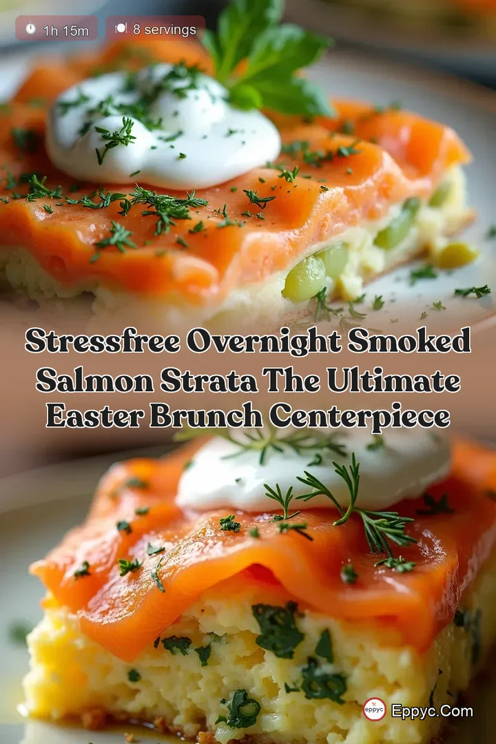 StressFree Overnight Smoked Salmon Strata The Ultimate Easter Brunch Centerpiece