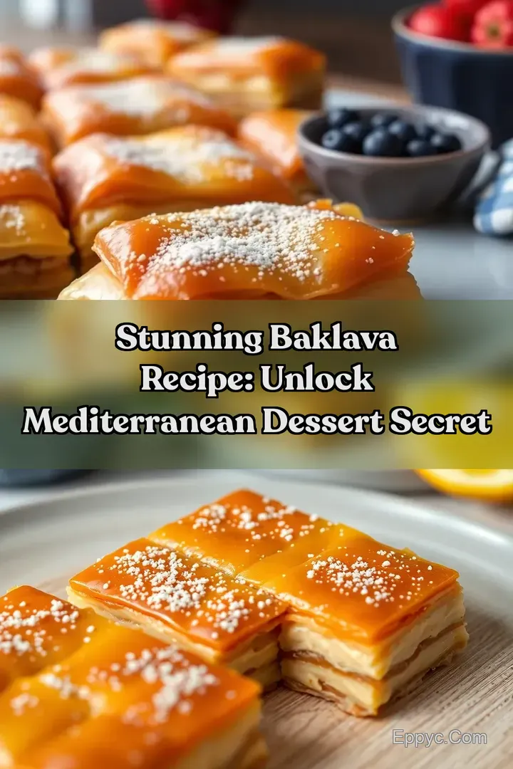 Stunning baklava recipe: Unlock Mediterranean Dessert Secret : PIN FOR LATER Stunning baklava recipe: Unlock Mediterranean Dessert Secret