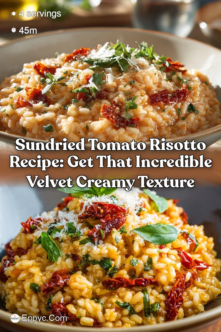 Sundried Tomato Risotto Recipe: Get That Incredible Velvet Creamy Texture