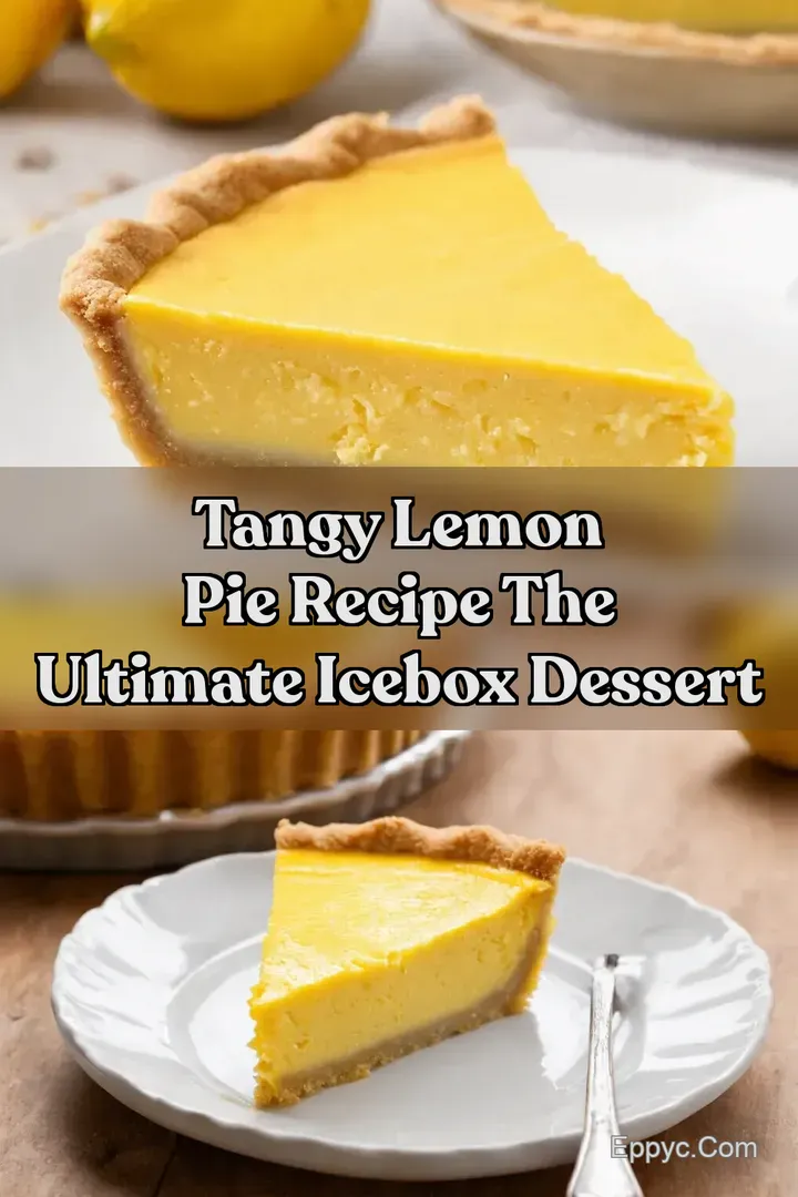 Tangy lemon pie recipe The Ultimate Icebox Dessert