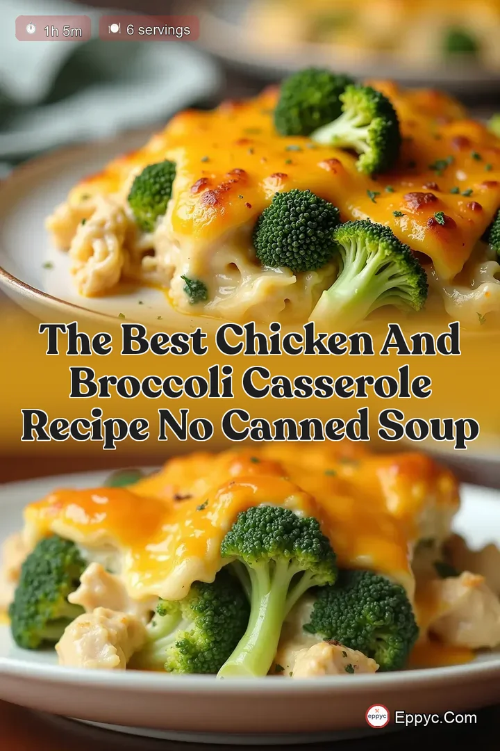 The Best Chicken and Broccoli Casserole Recipe No Canned Soup