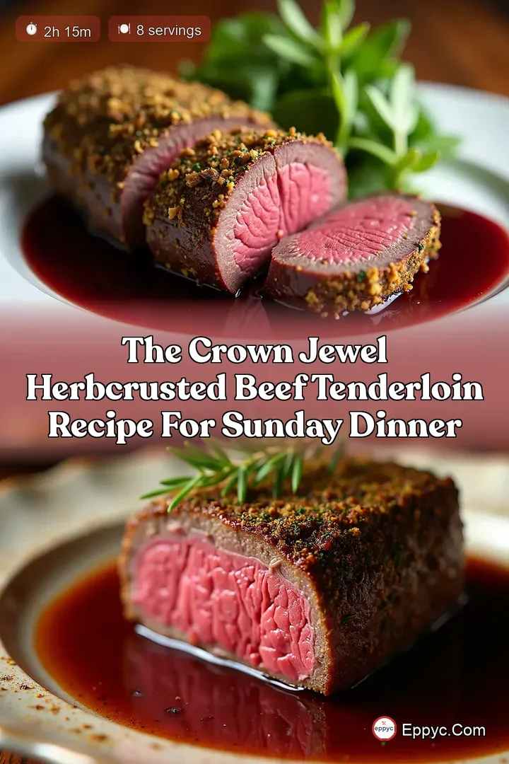 The Crown Jewel HerbCrusted Beef Tenderloin Recipe for Sunday Dinner