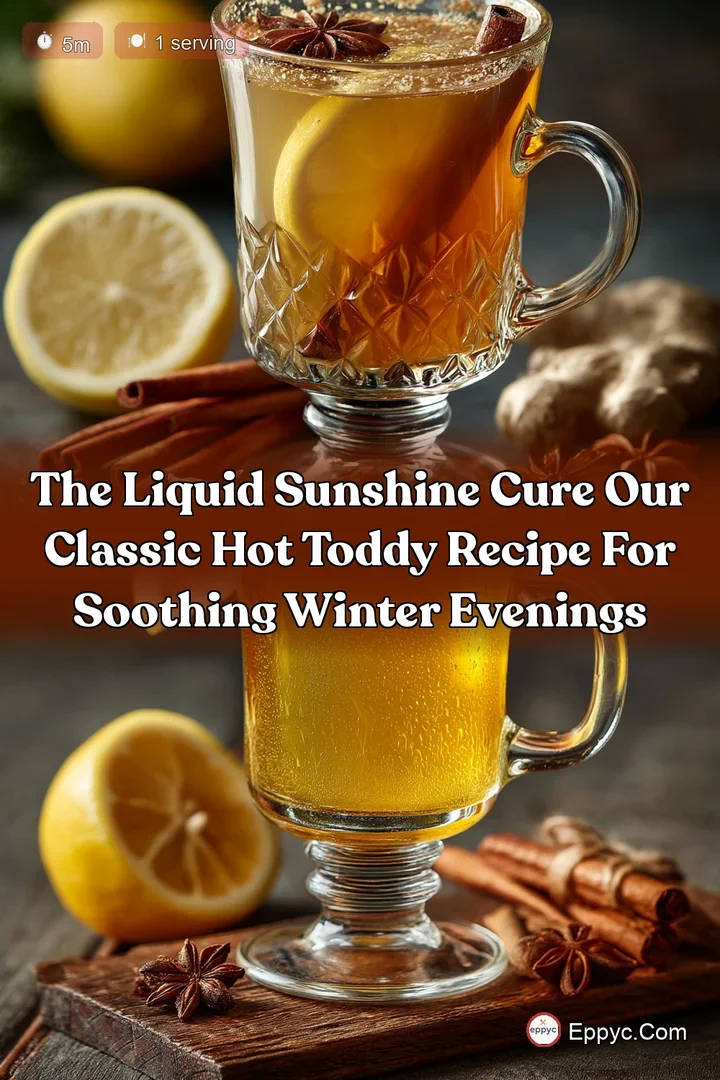 The Liquid Sunshine Cure Our Classic Hot Toddy Recipe for Soothing Winter Evenings