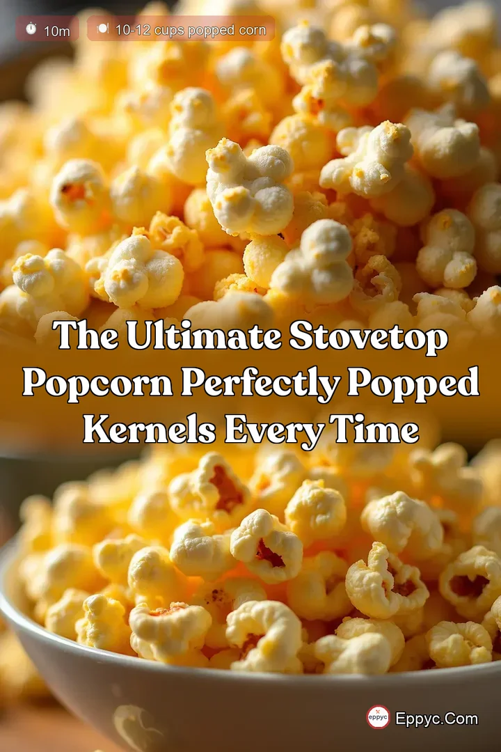 The Ultimate Stovetop Popcorn Perfectly Popped Kernels Every Time