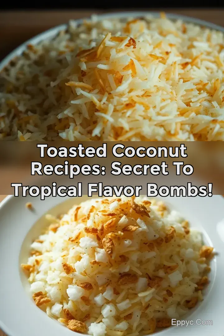 Toasted Coconut Recipes: Secret to Tropical Flavor Bombs!