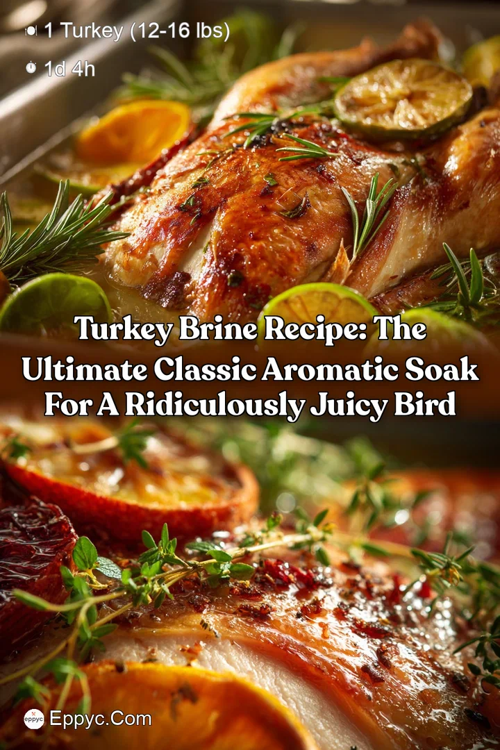 Turkey Brine Recipe: The Ultimate Classic Aromatic Soak for a Ridiculously Juicy Bird