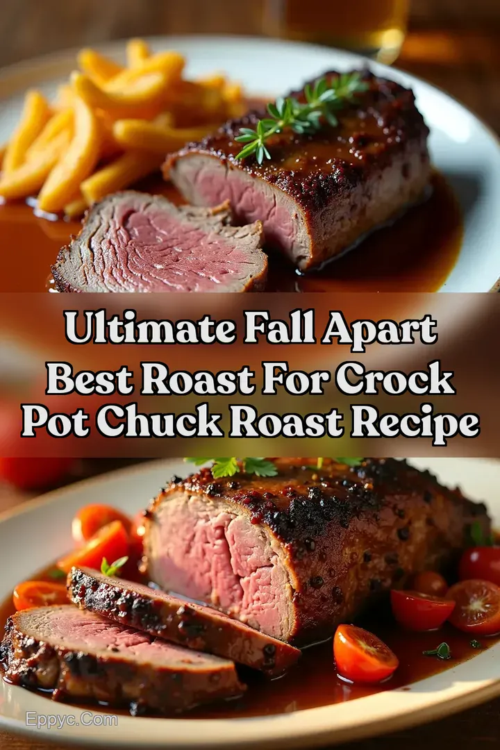 Ultimate Fall Apart Best Roast for Crock Pot Chuck Roast Recipe