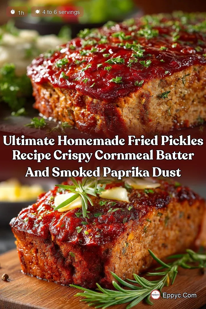 Ultimate Homemade Fried Pickles Recipe Crispy Cornmeal Batter and Smoked Paprika Dust