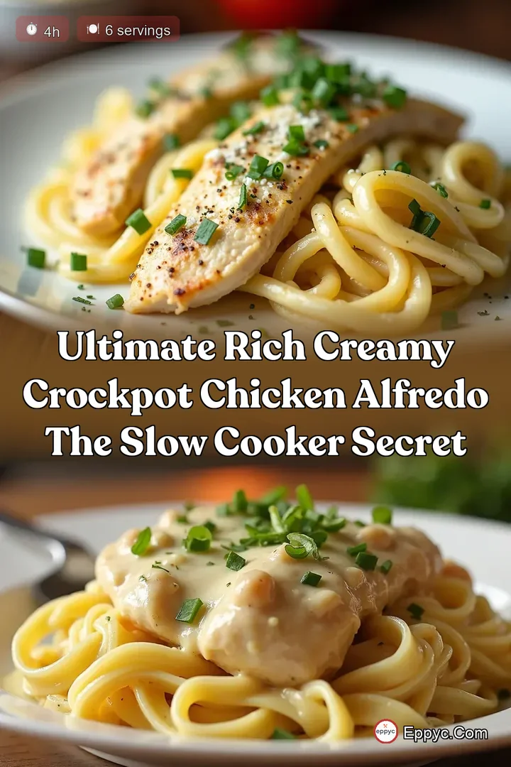 ULTIMATE Rich Creamy Crockpot Chicken Alfredo The Slow Cooker Secret