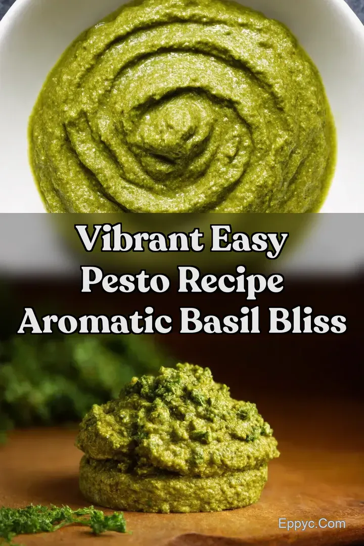Vibrant Easy Pesto Recipe Aromatic Basil Bliss