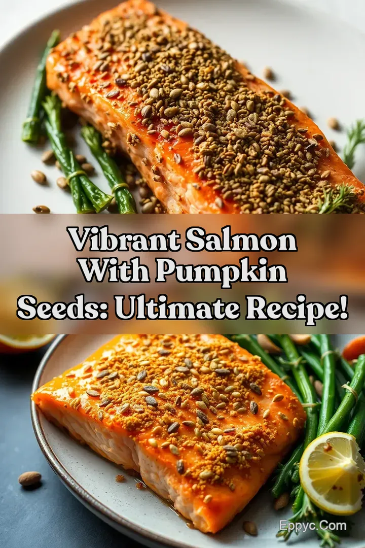 Vibrant Salmon with Pumpkin Seeds: Ultimate Recipe! : PIN FOR LATER Vibrant Salmon with Pumpkin Seeds: Ultimate Recipe!