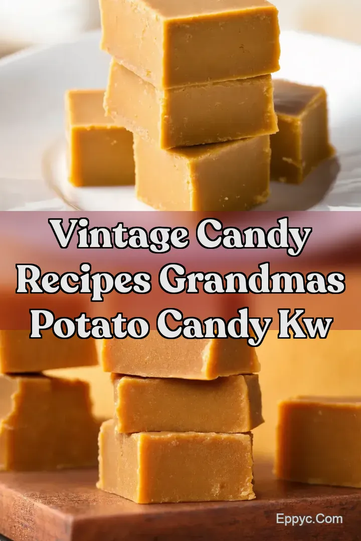 Vintage Candy Recipes Grandmas Potato Candy kw