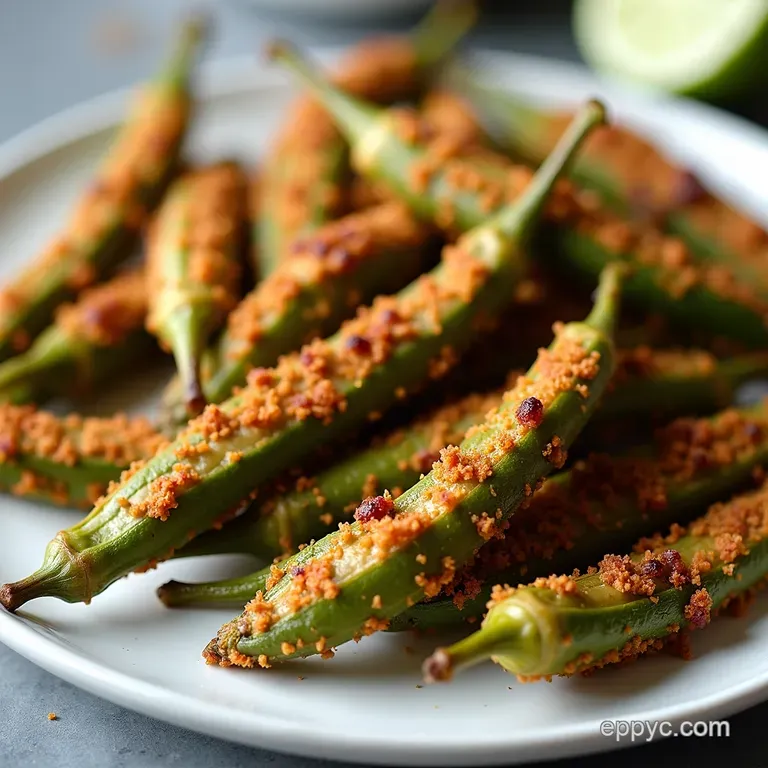 Air Fryer Crispy Okra Southern Comfort GuiltFree Crunch