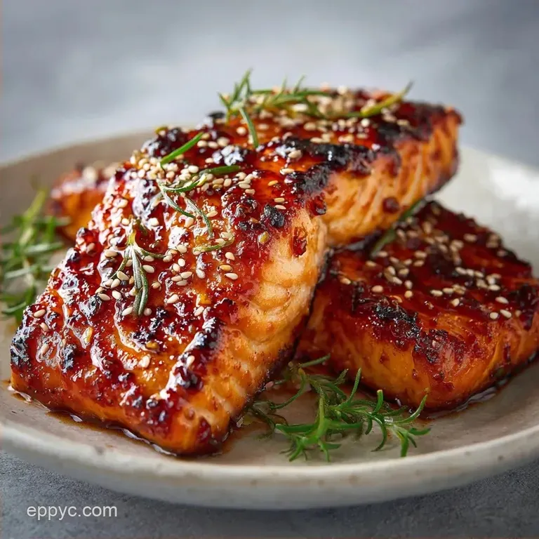 Air Fryer Soy Salmon: Sticky and Charred