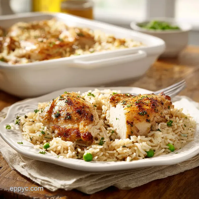 Angel Chicken Rice Casserole: Creamy and Comforting