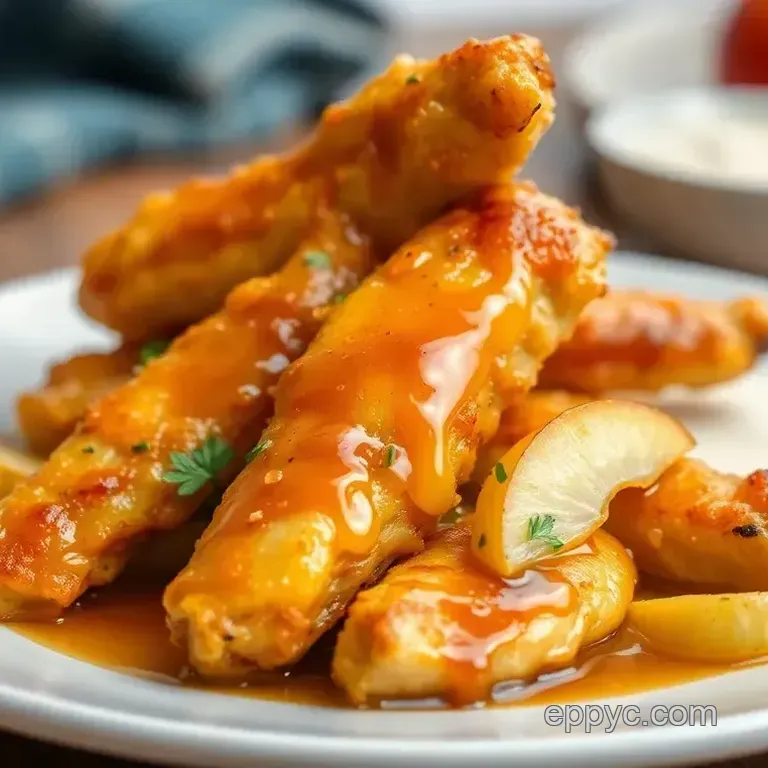 Apple and Honey-Glazed Chicken Tenders
