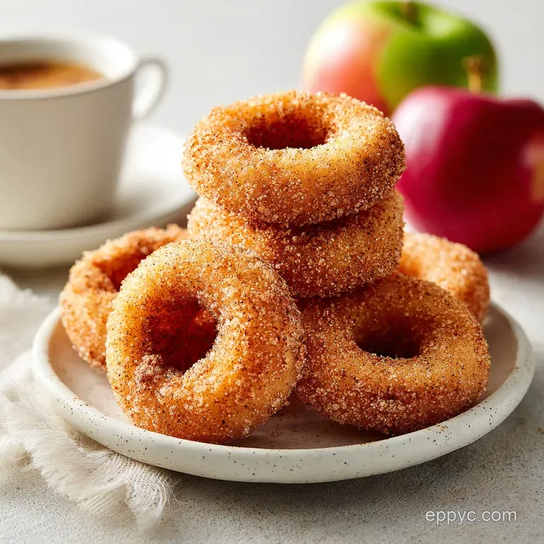 Neat rows of vibrant apple slices dusted with warm cinnamon, artfully arranged as a healthy and delicious snack.