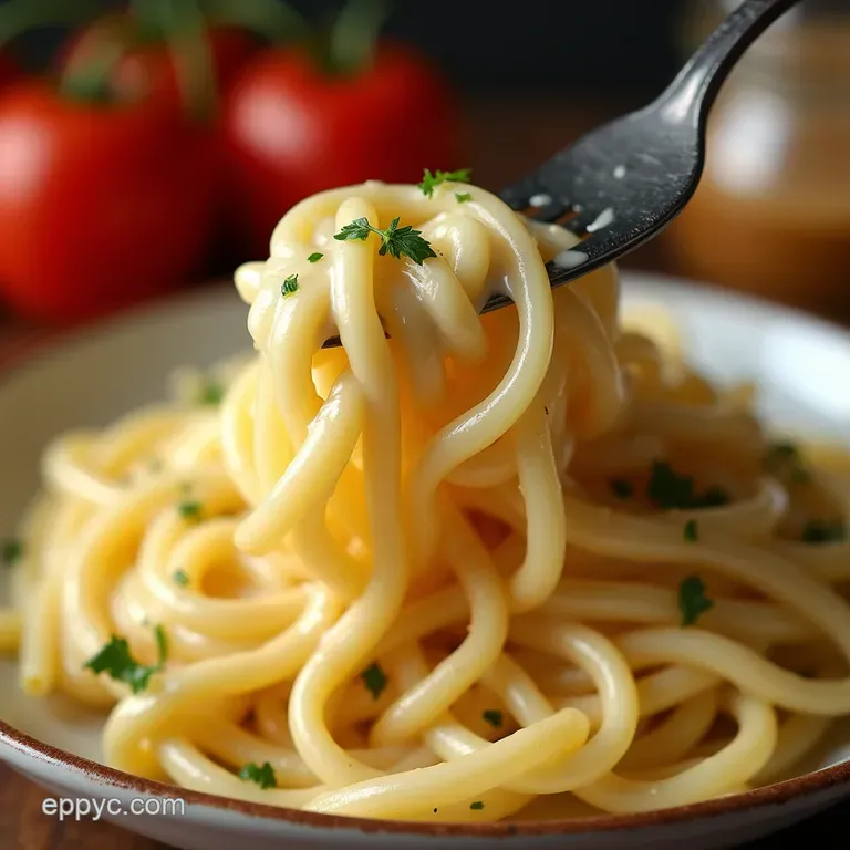 The Silky Secret Authentic RestaurantStyle Fettuccine Alfredo Sauce presentation