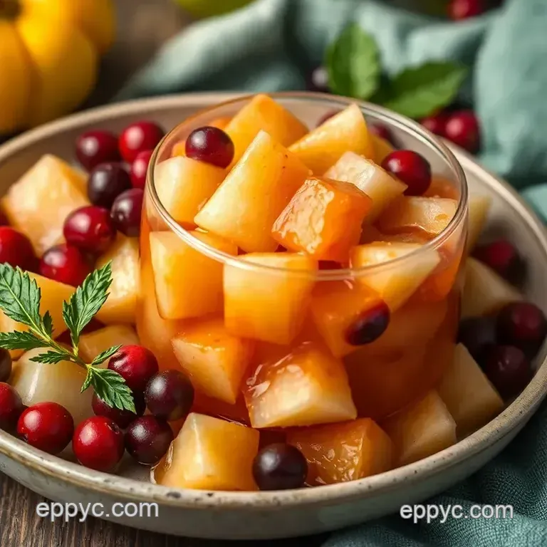 Autumn Burst Juice presentation