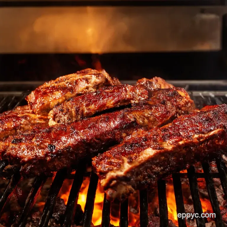 Backyard Bbq Baby Back Ribs presentation