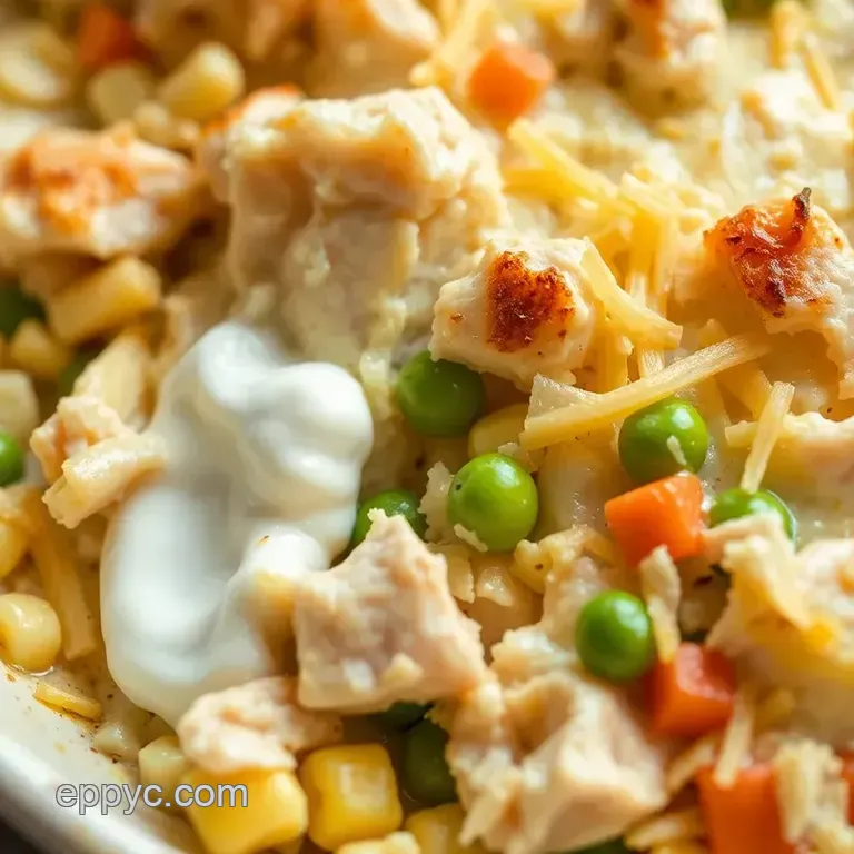 Bake Chicken Casserole: Comforting Family Delight presentation