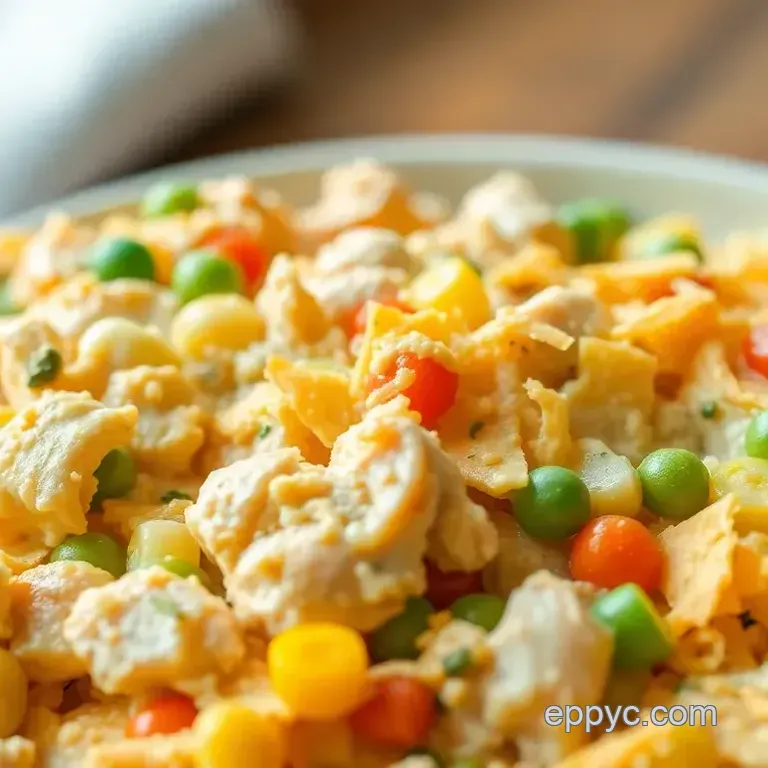 Bake Chicken Casserole: Comforting Family Delight
