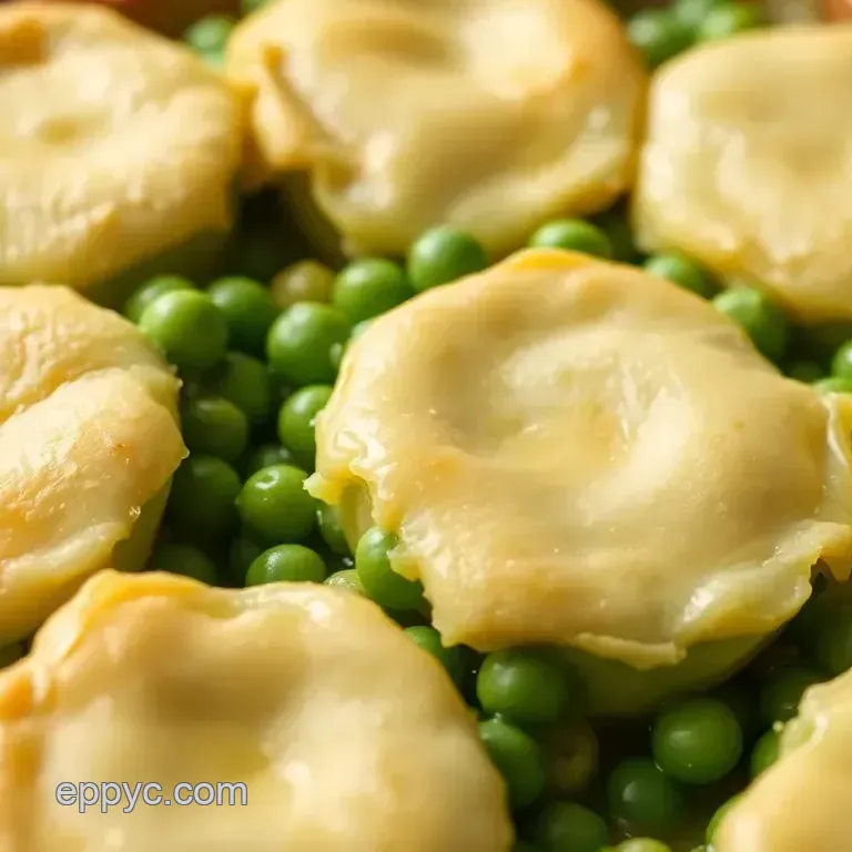 Creamy Savory Pea Pie with Fresh Herbs