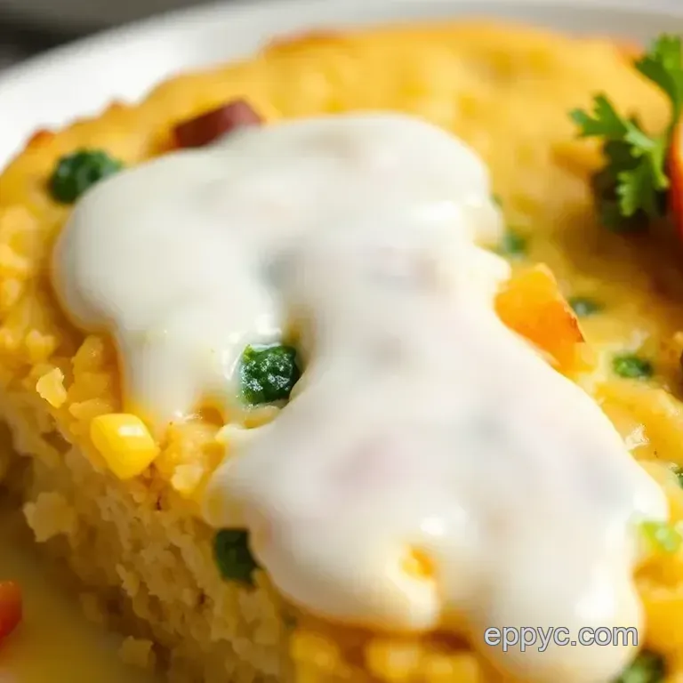 Savory Cornmeal Cake with Veggies