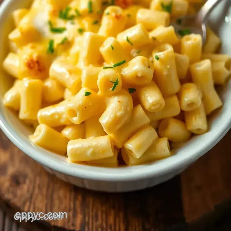 Bake Creamy Mac and Cheese Delightfully presentation
