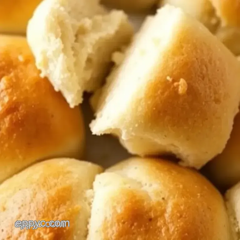 Fluffy Auguson Farms Dinner Rolls presentation