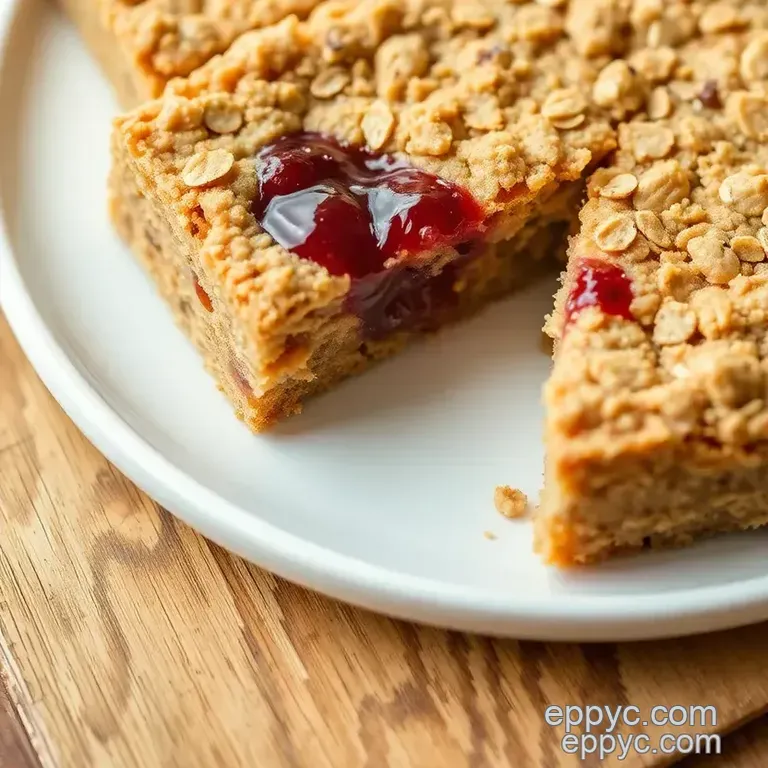 Bake Grainy Peanut Butter &amp Jelly Delight presentation