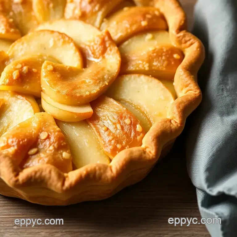 Delightful Granny Smith Apple Pie with a Flaky Crust presentation