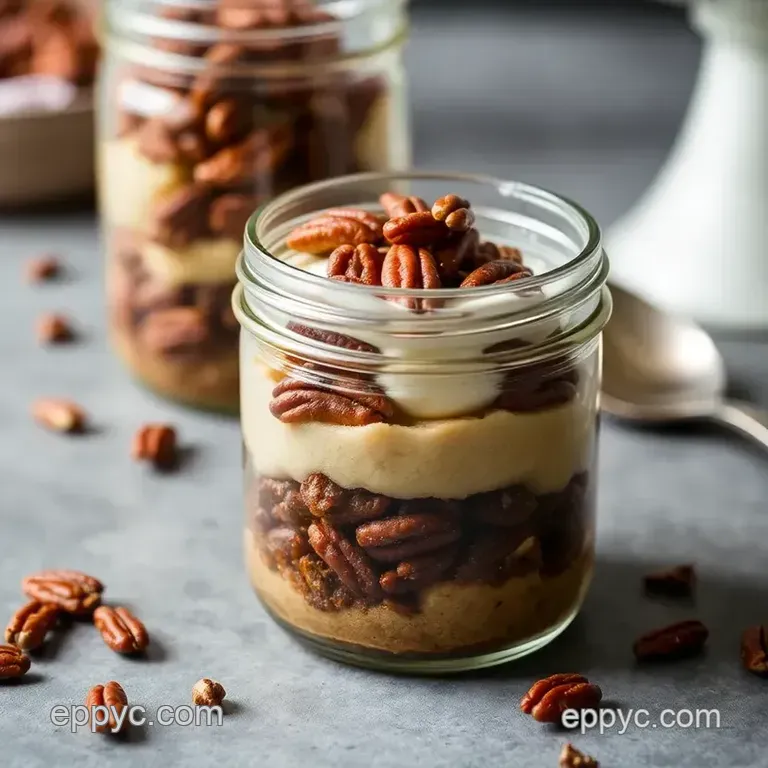 Bake Pecan Pie in a Jar Delightfully Fast presentation