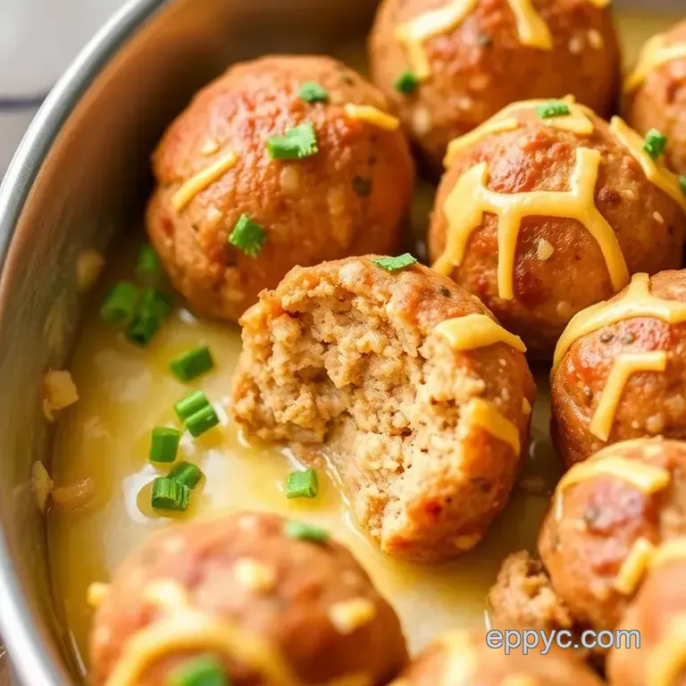 Gourmet Gluten-Free Sausage Balls presentation