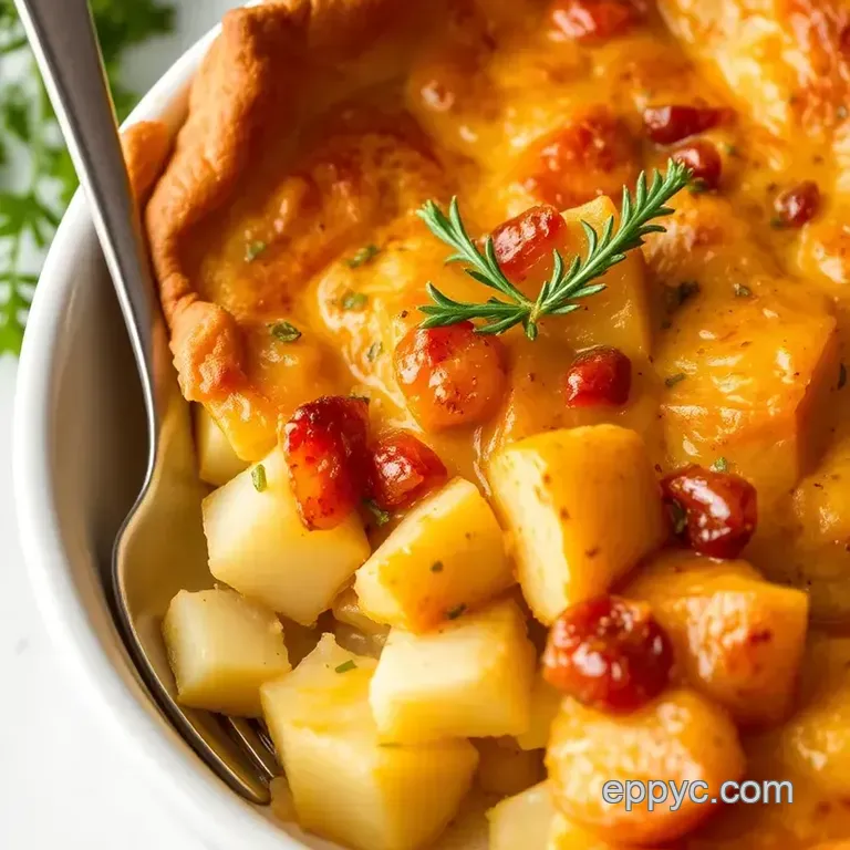 Savory Potato Pie for Passover Joy presentation