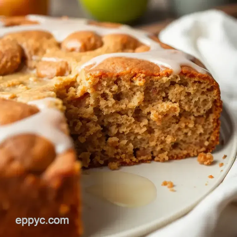 Urban Farm Applesauce Cake: A Moist and Flavorful Delight presentation