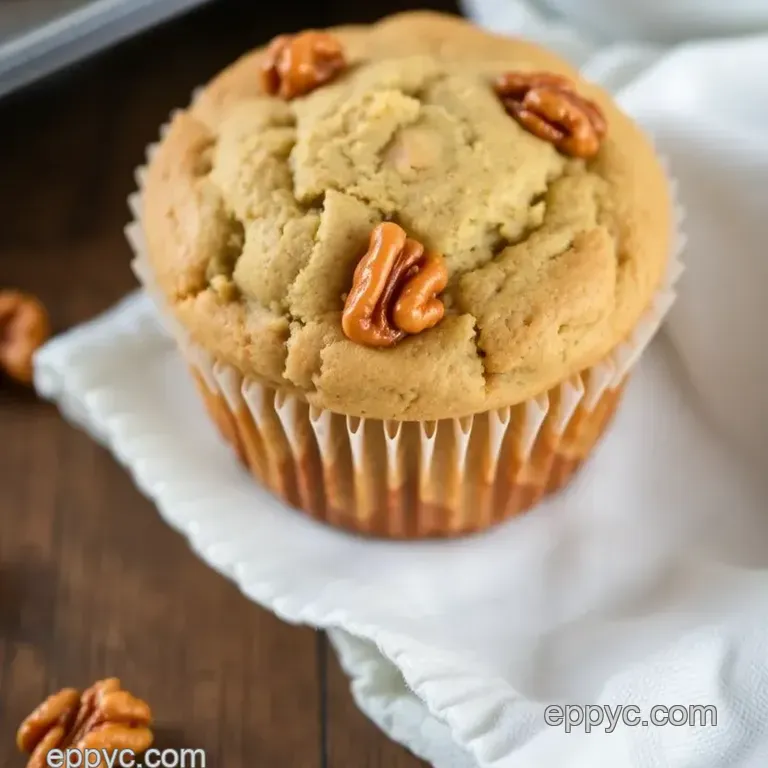 Bake Walnut Muffins presentation