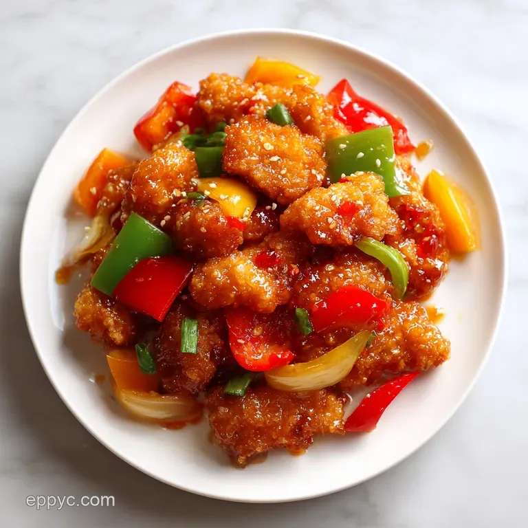 Baked Sweet and Sour Chicken: Ultra Crispy