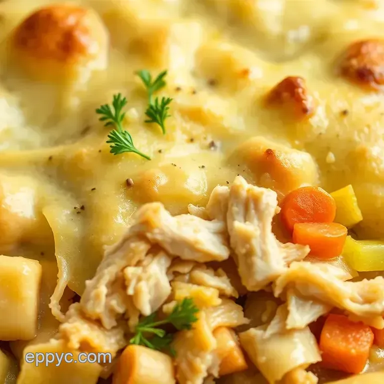 Delicious Baking Sourdough Chicken Comfort Pie