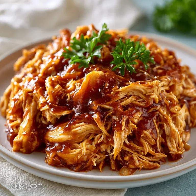 Toasted brioche buns filled with glazed shredded meat and creamy purple coleslaw on a minimalist ceramic plate.
