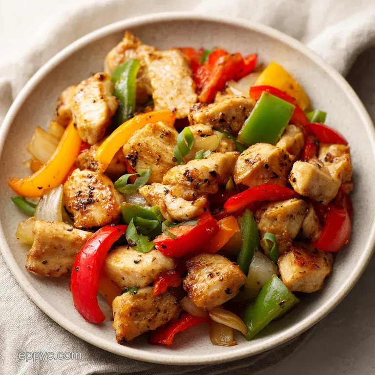 Black Pepper Chicken Stir Fry